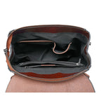 Femmes sac à dos bandoulière sac à bandoulière en cuir véritable filles école femme peau naturelle livre ordinateur portable sac à dos sacs de messager