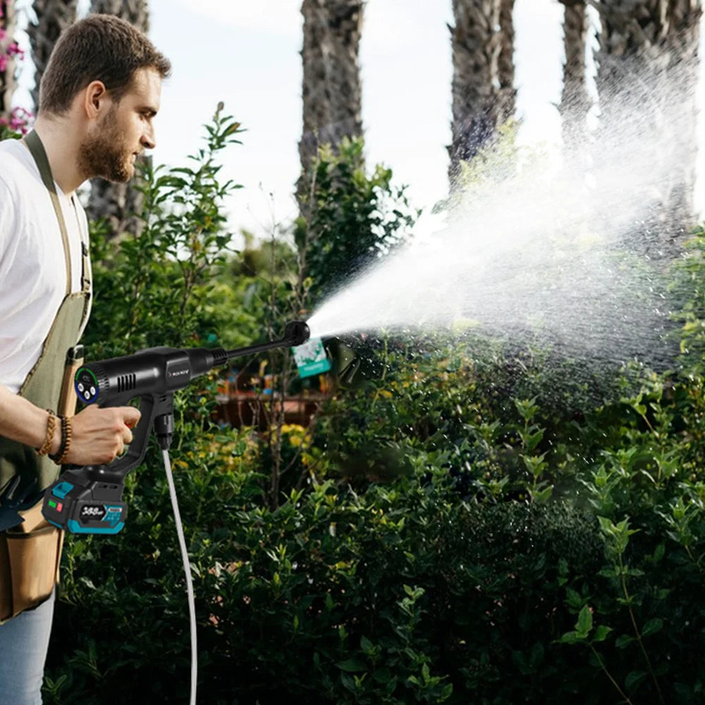 Nettoyeur haute pression sans fil YOFIDRA 6 en 1 200 bars, pistolet à eau pour voiture, nettoyeur domestique, pistolet de lavage pour batterie Makita.