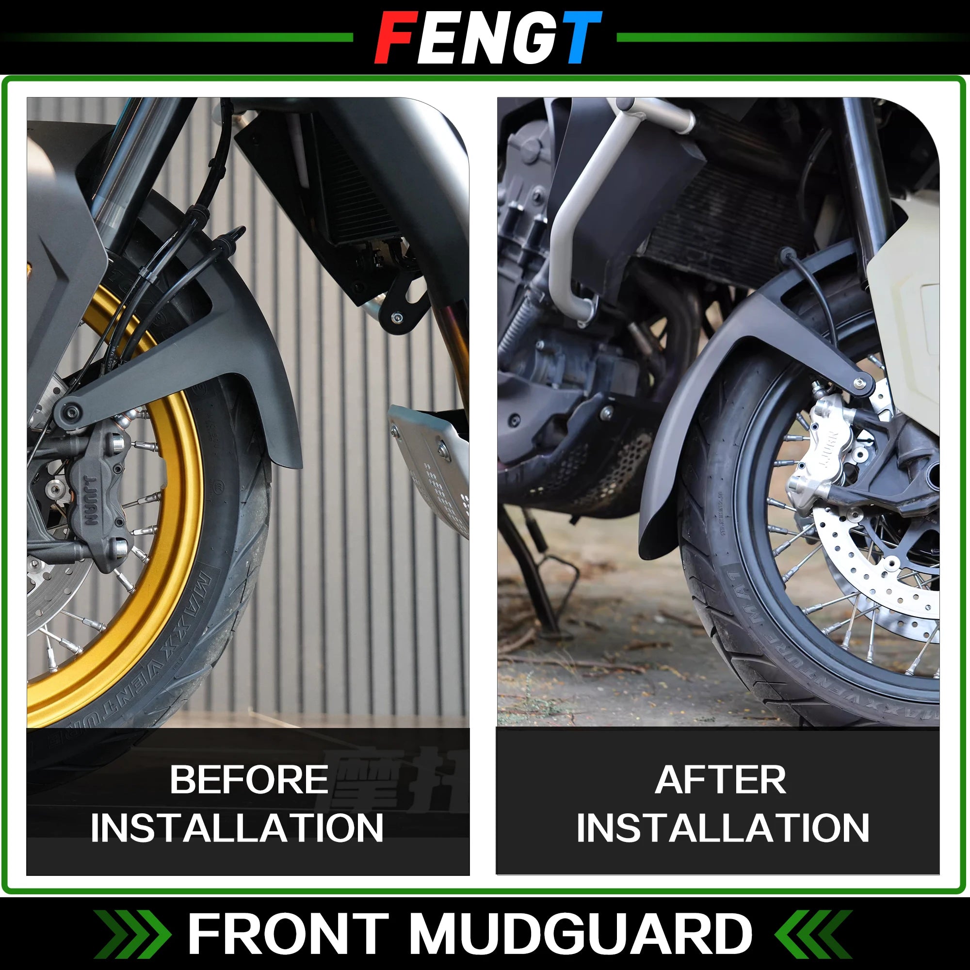 Garde-boue arrière monté au milieu, accessoires de moto pour CFMOTO 800MT MT800 CF800 800 MT, Absorption des chocs, garde-boue