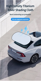 Pare-soleil réfléchissant UV pour voiture, pare-brise arrière, Protection solaire, Isolation thermique, rideaux de confidentialité pour voiture, rangement pliable