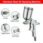 K-3 0.5mm Mini pistolet de pulvérisation pneumatique professionnel aérographe pulvérisateur alliage peinture atomiseur outils, avec tasse 125/150/250/400/600ml