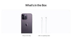 Original iPhone 14 Pro Max double eSIM 128/256/512GB 1 to ROM 6GB RAM 6.7 "véritable Retina OLED Face ID NFC A15 14ProMax 5G téléphone