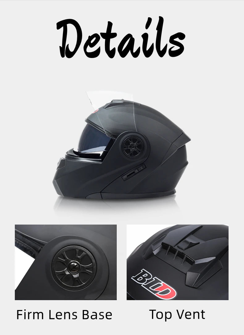 D'expériences de moto modulaires personnalisés pour hommes et femmes, casque de moto intégral, lentille de tourisme, course de motocross, mode