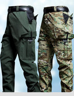 Pantalon de travail tactique résistant à l'eau pour hommes, poches multiples, Fans militaires d'extérieur, pantalons décontractés, Style américain printemps automne