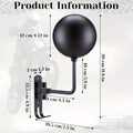 Multifonctionnel Porte-casque Rotatif à 180° Casque de moto Accessoires moto Crochet à griffes Fixé au mur à suspendre Chapeau Veste