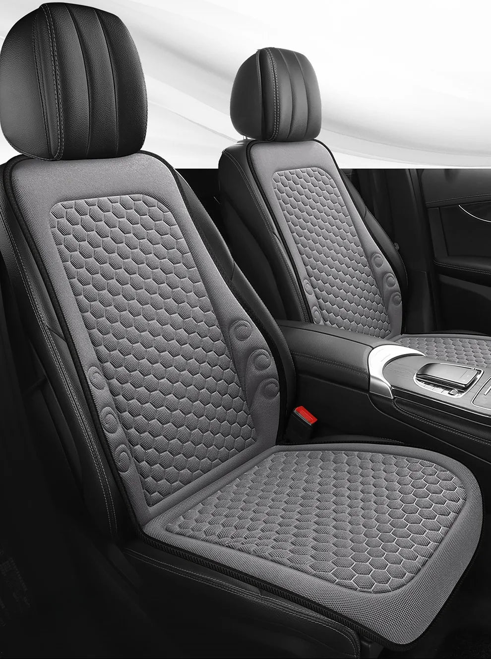 Coussin de siège avant de voiture confortable et respirant, housses Premium simples avec protection antidérapante, convient à la plupart des voitures, 1 pièce