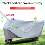 Housse de protection pour voiture, moto, voiture électrique, pare-soleil, coupe-vent, isolation thermique, imperméable, anti-poussière, housse spéciale anti-pluie
