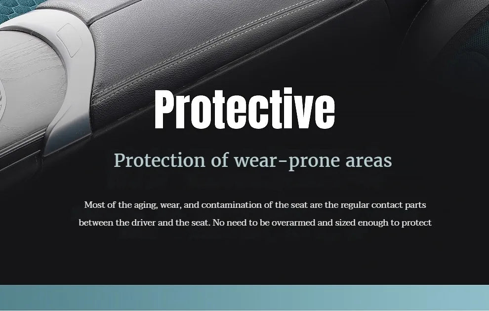 Coussin de siège avant de voiture confortable et respirant, housses Premium simples avec protection antidérapante, convient à la plupart des voitures, 1 pièce