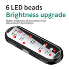 Éclairage ambiant voiture USB Rechargeable porte de voiture lumière bienvenue courtoisie lumière voiture atmosphère avertissement lampes coloré clignotant lumière