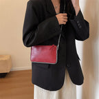 Sacs à bandoulière Design de couleur unie pour femmes chaîne de mode sacs à Main de téléphone portable Sac à bandoulière de mode Sac A Main femme