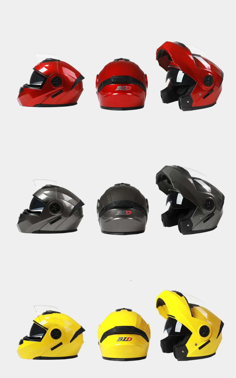 D'expériences de moto modulaires personnalisés pour hommes et femmes, casque de moto intégral, lentille de tourisme, course de motocross, mode