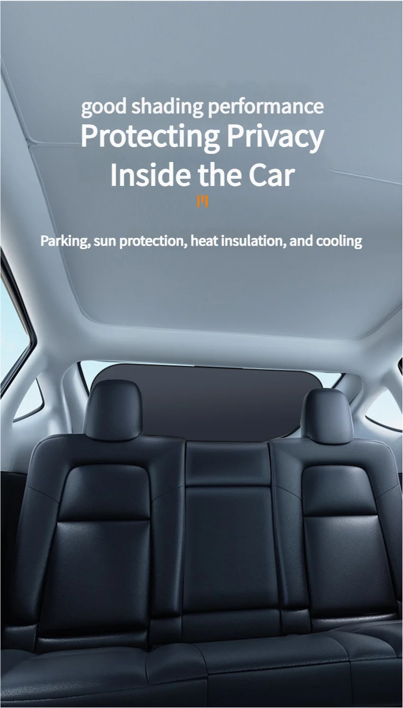 Pare-soleil réfléchissant UV pour voiture, pare-brise arrière, Protection solaire, Isolation thermique, rideaux de confidentialité pour voiture, rangement pliable