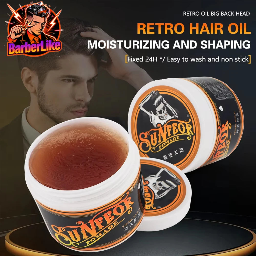 Cire coiffante en argile pour hommes, vente en gros, pour Salon de coiffure, styliste, restauration, modélisation de boue, fourniture de coiffure