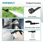 Nettoyeur haute pression sans fil YOFIDRA 6 en 1 200 bars, pistolet à eau pour voiture, nettoyeur domestique, pistolet de lavage pour batterie Makita.