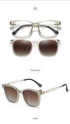 SENEVIEVE-Lunettes de soleil polarisées à clipser pour femmes, lunettes optiques de protection UV, anti-absorbe ouissement, délinquants personnalisés, TJ2192