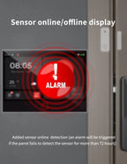 Système d'alarme domestique KERUI 4G/WiFi GSM avec écran tactile IPS de 7 pouces, compatible avec le système d'alarme de sécurité sans fil Tuya, anti-cambriolage