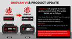 ONEVAN – aspirateur électrique sans fil 16000PA, outils électriques multifonctionnels pour le nettoyage des sols, broche de batterie 18V
