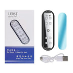 Éclairage ambiant voiture USB Rechargeable porte de voiture lumière bienvenue courtoisie lumière voiture atmosphère avertissement lampes coloré clignotant lumière