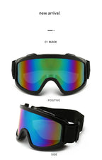 Lunettes de protection pour casque de moto, lunettes de sport de plein air, coupe-vent et anti-poussière, lunettes de ski, lunettes de motocross, anti-émeute, 506