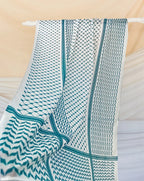 Châle Musulman en Mousseline de Soie Imprimé, Hijab Arabe du Moyen-Orient, Keffiyeh, Palestine, 180x70cm