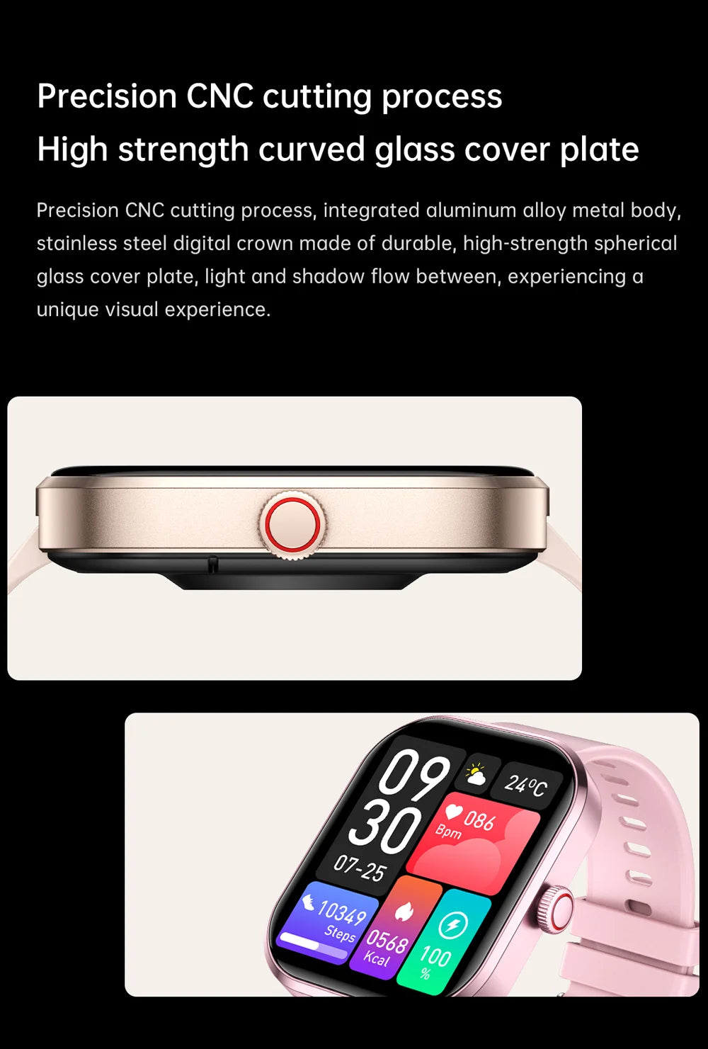 Nouvelles Montres Connectées 2026 pour Femmes, Écran Tactile Complet, Appel Bluetooth, Étanche, Suivi Sportif et de Fitness, Montres Intelligentes pour Hommes et Femmes