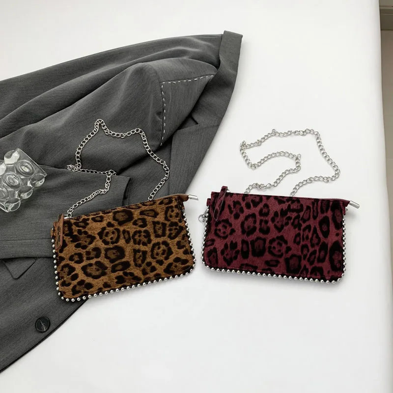 Sacs à bandoulière Design de couleur unie pour femmes chaîne de mode sacs à Main de téléphone portable Sac à bandoulière de mode Sac A Main femme