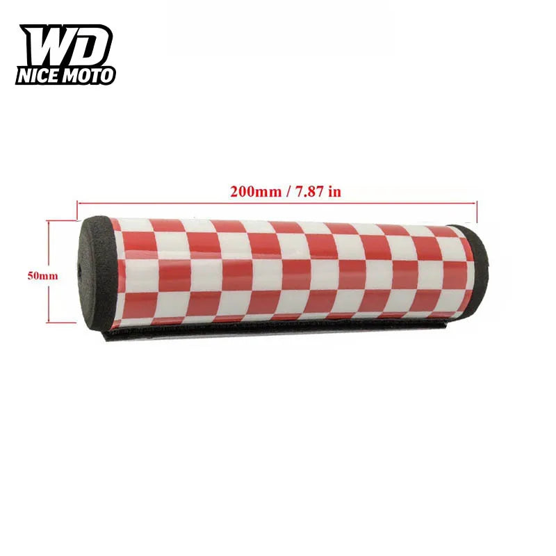 WD NICE MOTO – coussin rond universel pour moto, 200mm, barre transversale, coussin de poitrine en mousse pour guidon, pour EXC, CRF, YZ, YZF