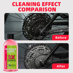 Nettoyant pour transmission de vélo 100 ml, liquide de nettoyage et d'entretien de chaîne de vélo, dégraissant en spray, nettoyant pour chaîne de vélo, dégraissant pour vélo