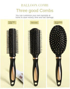 Brosse à cheveux professionnelle à palette lisse et lisse pour Salon de coiffure, grand Type de cheveux, peigne coiffant pour femmes et hommes