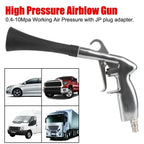 Pistolet de nettoyage de voiture, pistolet à air comprimé haute pression avec 2 buses, outils de nettoyage professionnel pour l'intérieur de la voiture, lavage à sec