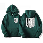 Sweats à capuche Shingeki No Kyojin, Attaque des Titans, PVD, Anime japonais, Vêtements Manga, Eren Yeager