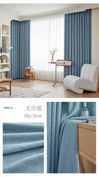 Rideaux en chenille beige épais à chevrons sur mesure pour salon, salle à manger, chambre à coucher – Décoration occultante de luxe et tendance