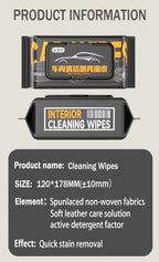 Lingettes pour Nikde Voiture, Serviette de Lavage Efficace, pour Siège de Planche Prada, Tapis de Console en Cuir, Poulet