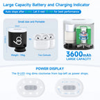 Pompe électrique sans fil 60 Kpa, pour sacs de rangement sous vide, voyage, pompe à Air Rechargeable 3600mAh, divers sacs économiseurs d'espace pour vêtements
