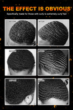 Gel ondulé 360 pour contrôle des frisottis, crème nourrissante à forte tenue pour cuir chevelu, pommade naturelle Anti-perte de cheveux en argile pour hommes noirs africains