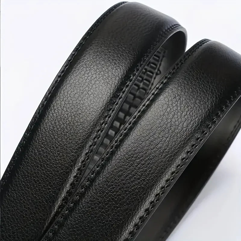 Ceinture pour hommes d'affaires de mode véritable marque de luxe ceinture à boucle en métal ceinture souple en cuir PU de haute qualité avec pantalon Cargo jean