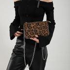 Sacs à bandoulière Design de couleur unie pour femmes chaîne de mode sacs à Main de téléphone portable Sac à bandoulière de mode Sac A Main femme