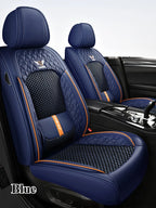Coussin de siège auto ergonomique – Cuir Nappa et soie glacée, éponge haute résilience, confort toutes saisons pour la plupart des véhicules