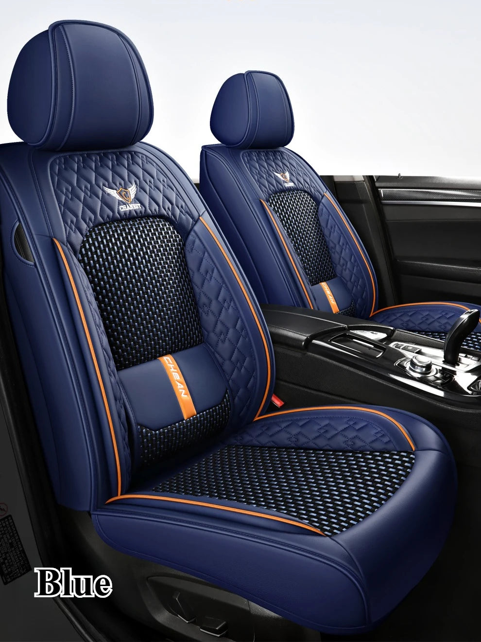 Coussin de siège auto ergonomique – Cuir Nappa et soie glacée, éponge haute résilience, confort toutes saisons pour la plupart des véhicules