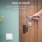 Capteur de porte WiFi ou Zigbee, avec application Tuya Smart Life, alerte de fenêtre, détecteur magnétique, capteur de porte de maison sans fil