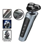 Rasoir Rechargeable Intelligent pour hommes rasoir à barbe humide/sec ABS Tondeuse dissolvant barbe rasoir Rechargeable pour peau lisse