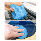Gel Nettoyant Anti-Poussière pour Voiture - Mousse Nettoyante en Caoutchouc Souple pour Grilles d'Aération, Tableau de Bord, Interstices des Portes et des Fenêtres, Clavier - Absorbe les Odeurs
