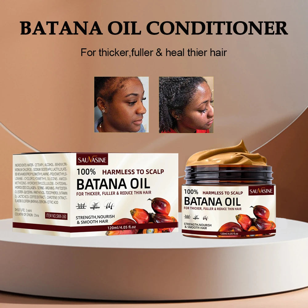 Batana Doll Hair Mask, Batana 173, Traitement, Après-shampoing profond, Cheveux secs et abîmés, Croissance, Nourrissant, Lisse, 100% naturel