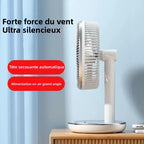 7200mAh ventilateurs rechargeables ventilateur de bureau Portable bureau à domicile dortoir USB petit ventilateur électrique circulateurs d'air ventilateur de Table à vent élevé