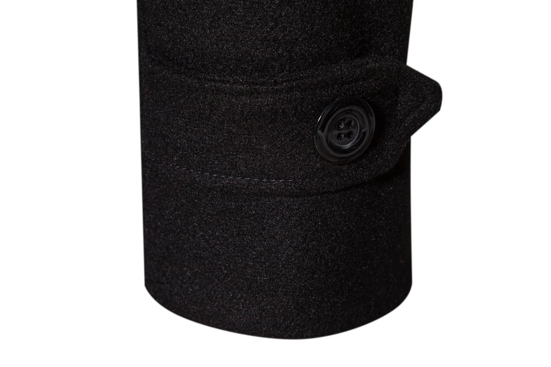 Coupe-vent long en laine à double boutonnage pour hommes, col rabattu, coupe couvertes, vêtements d'extérieur pour hommes, mode printemps, automne