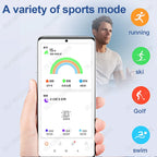SR08 anneau intelligent avec boîte de chargement pour hommes femmes écran d'affichage LED contrôle des gestes moniteur de santé 5ATM anneaux de sport étanches