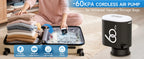 Pompe électrique sans fil 60 Kpa, pour sacs de rangement sous vide, voyage, pompe à Air Rechargeable 3600mAh, divers sacs économiseurs d'espace pour vêtements