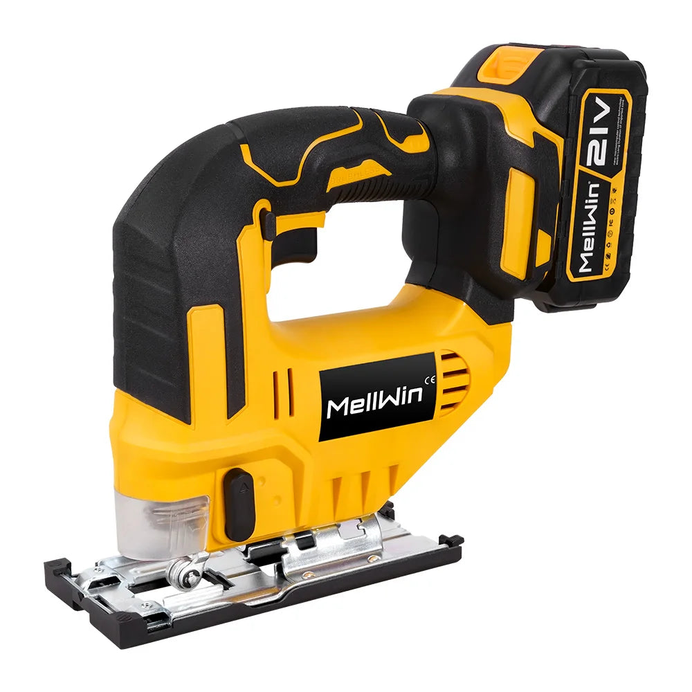 MELLWIN 3500 tr/min scie sauteuse électrique sans fil 31 lames scie courbe sans fil outil de travail du bois multifonction pour Makita broche de batterie 18V