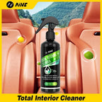 Agent de nettoyage intérieur de voiture, nettoyeur de plafond, cuir, flanelle, tissu tissé, sans eau, outil de nettoyage de tableau de bord automobile polyvalent