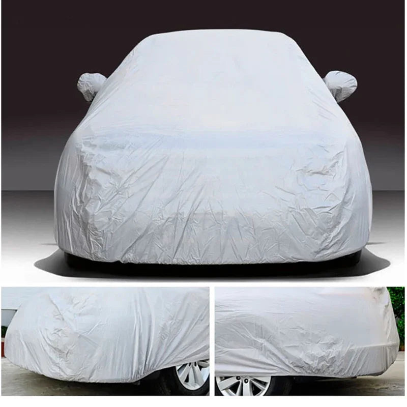 Housse de Protection complète pour voiture, intérieur et extérieur, pare-soleil, Anti-poussière, Anti-UV, universelle pour berline SUV